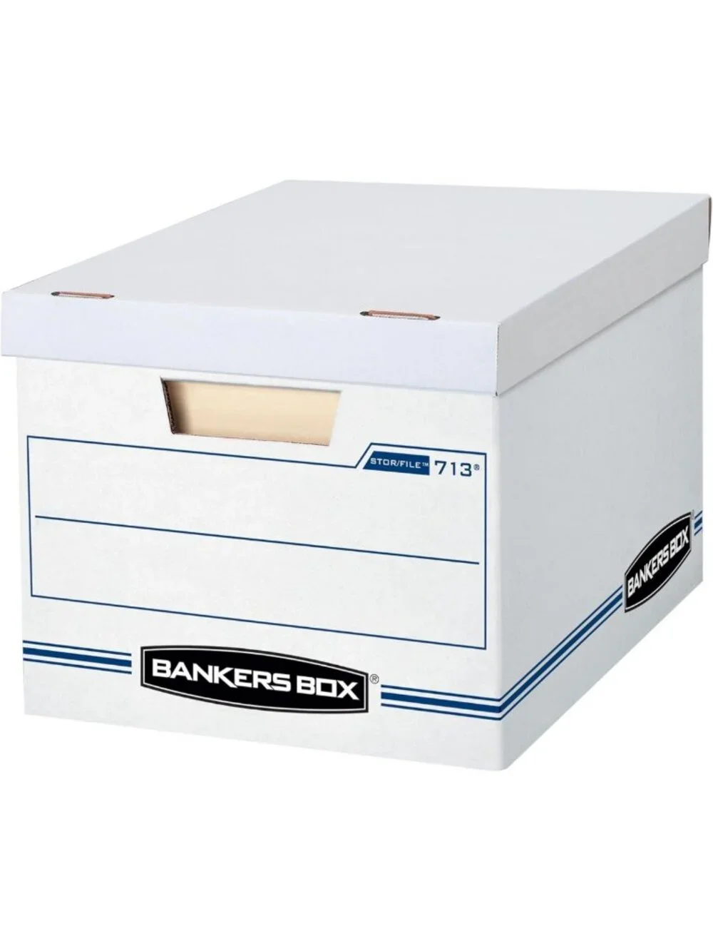 12-Pack Basic-Duty File Storage Boxes with Lids for Letter/Legal Documents